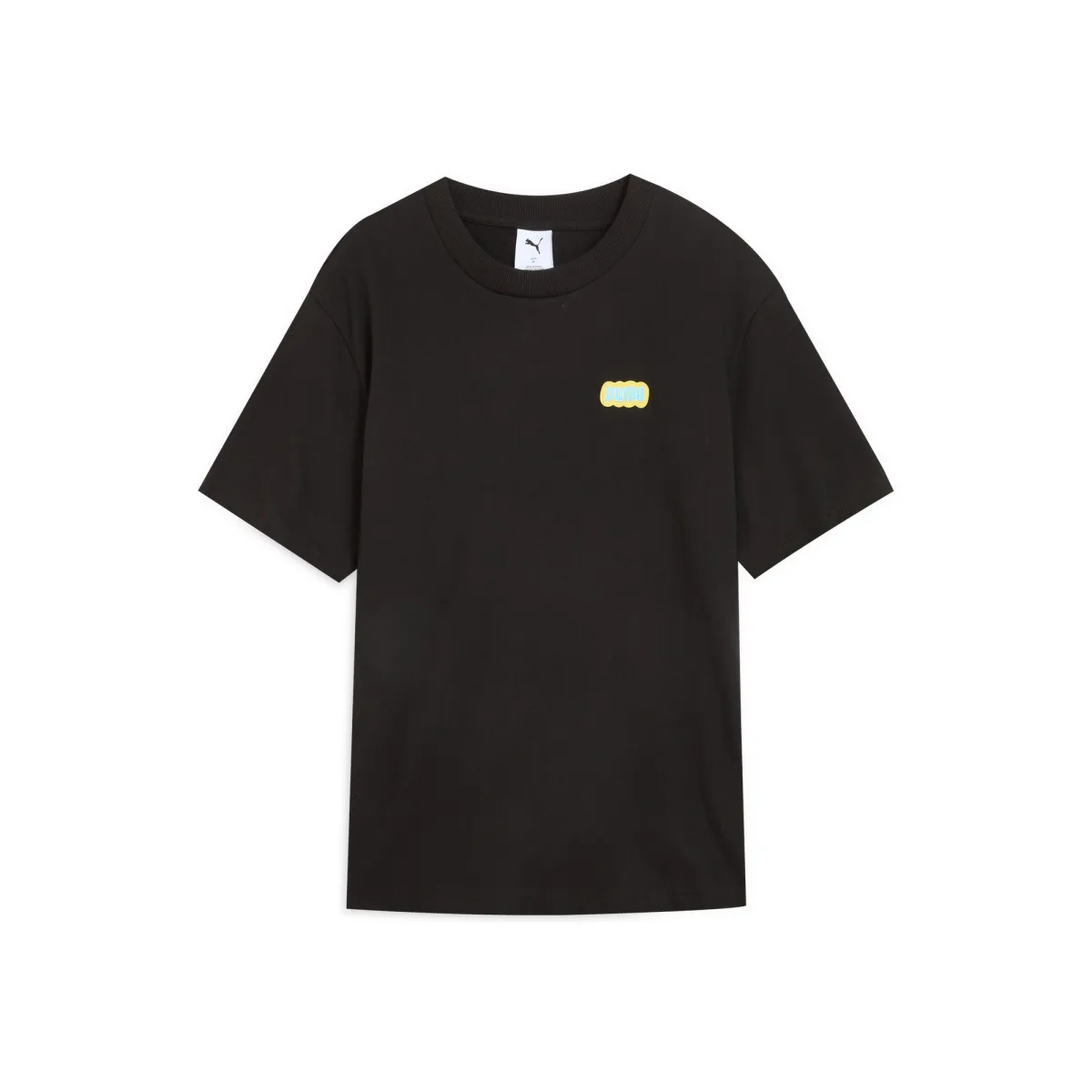 PUMA Graphic PT LOGO T Shirt Men's Black 01