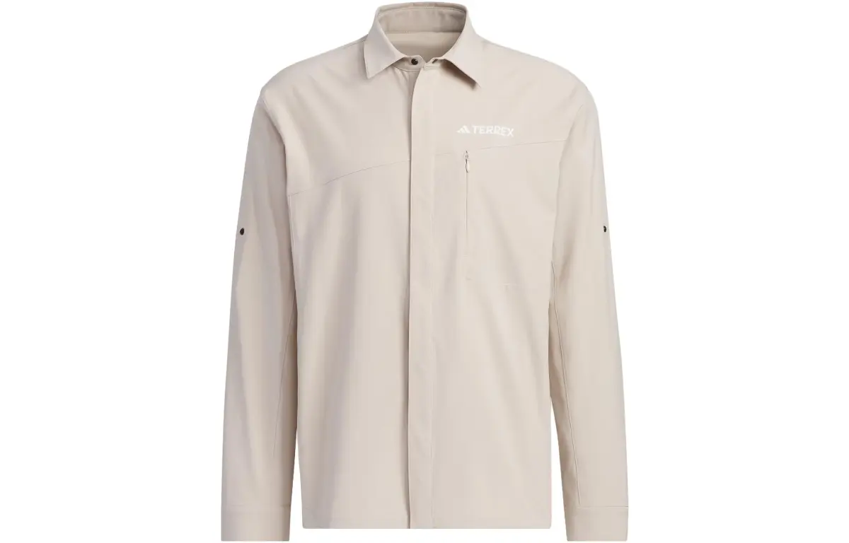 Adidas Shirts Men's Beige Umber Moderate Shirt