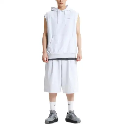 New Balance Uni NbscSEMI Over FIT Tank Top Men's Light Gray