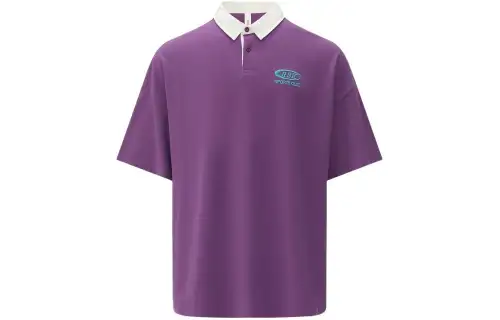 Reebok Polo Shirt Unisex Purple