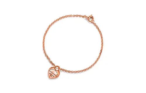 TIFFANY & CO. 18K Rose Gold Bracelets Women's Pink