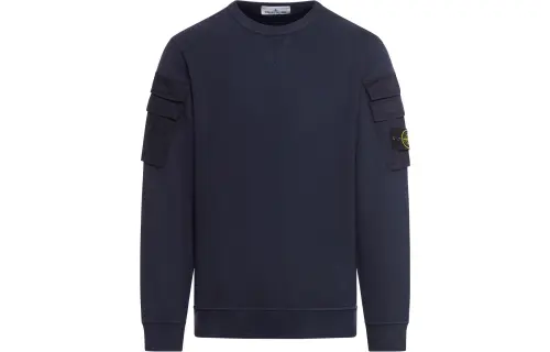 STONE ISLAND Compass Patch Crewneck Sweatshirt
