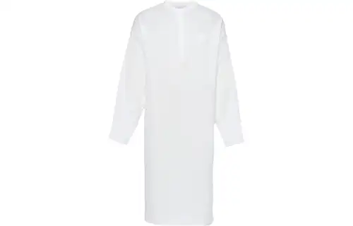PRADA Shirts Men's White Crew Neck Moderate Other