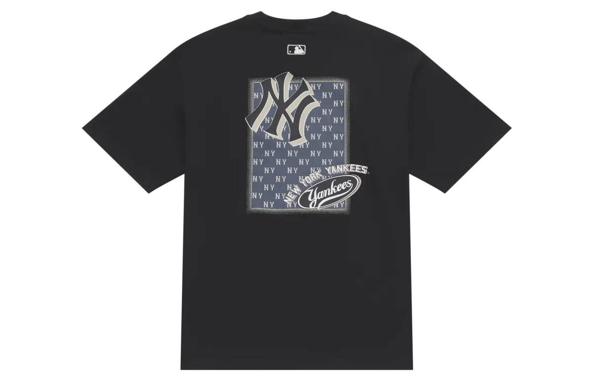 MLB MONOGRAM SS25 T Shirt Unisex Black