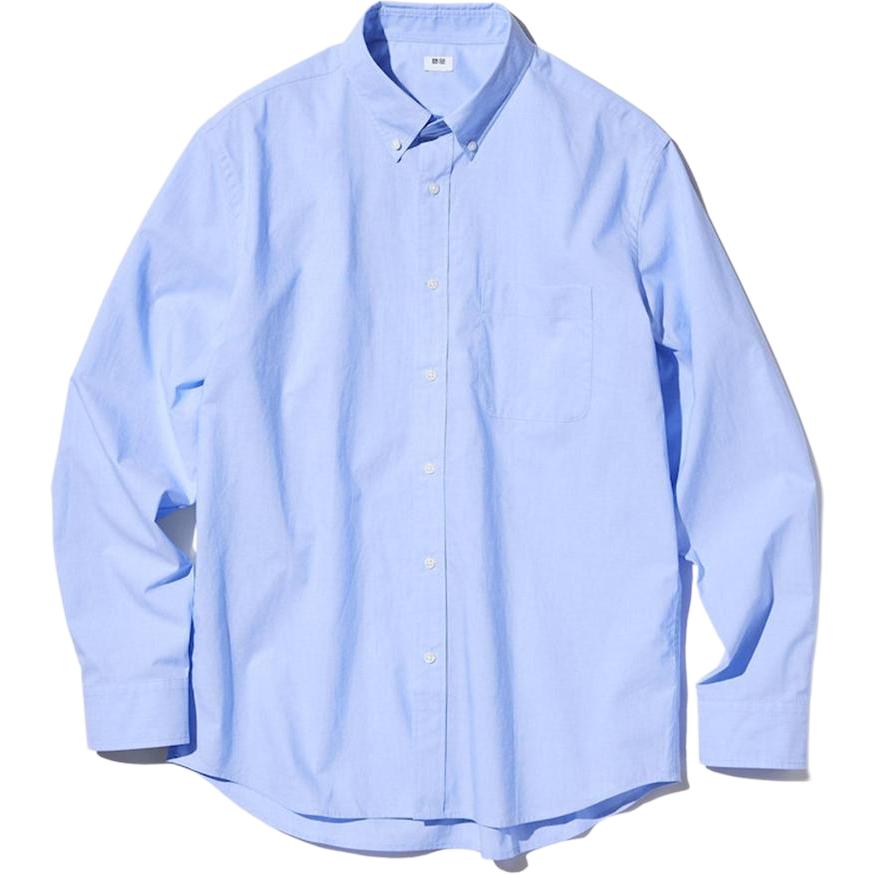 Рубашка UNIQLO (голубая)