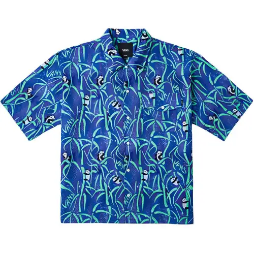 Vans Shirts Unisex Blue Lapel Moderate Other