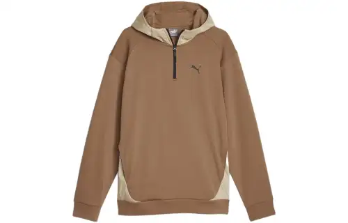 PUMA RAD/CAL Men's Half Zip Sweatshirt Men's Khaki