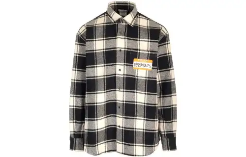 Vetements Shirts Men's Black Pointed Collar Moderate Other
