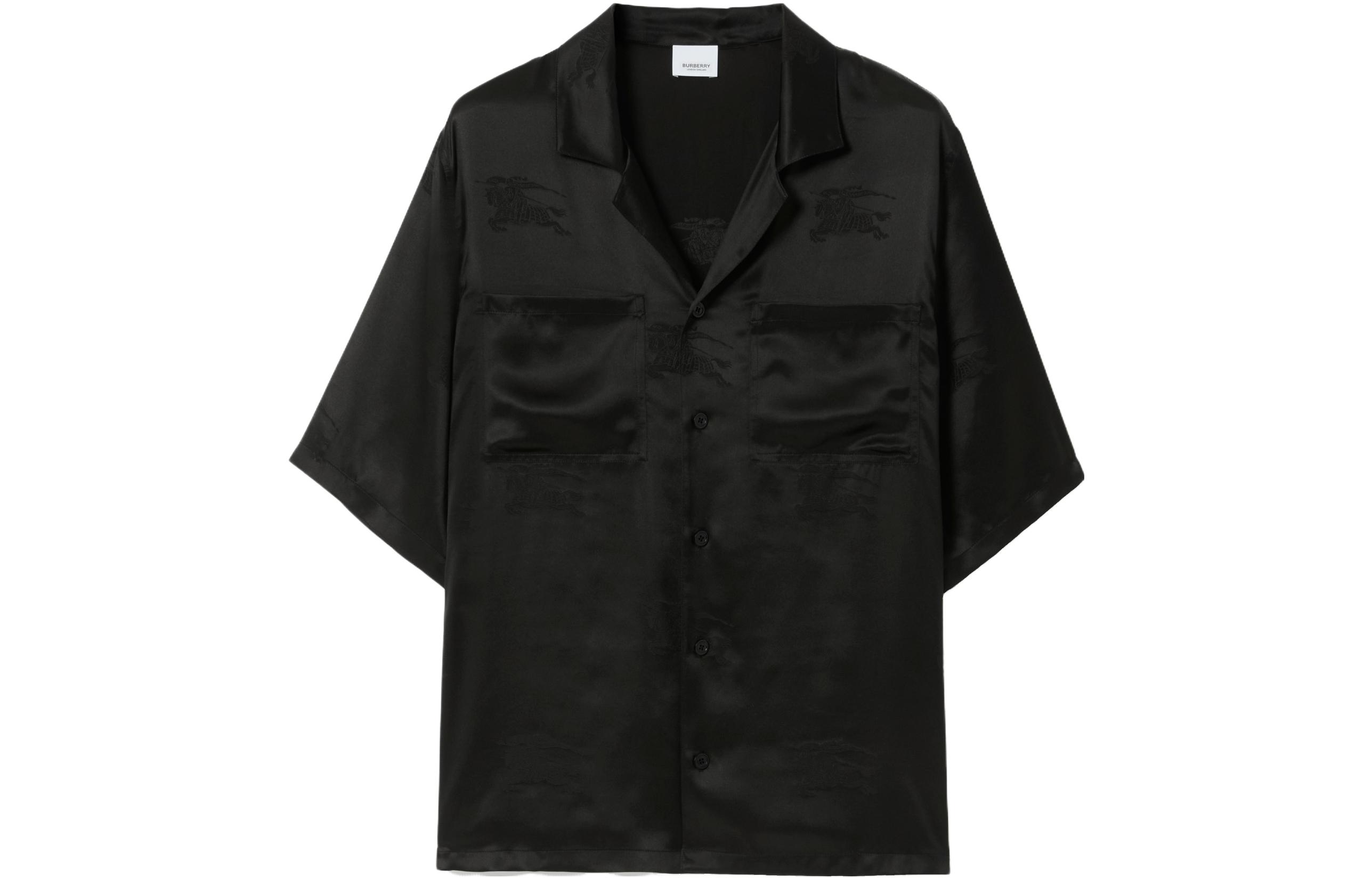 【Previous Season】Equestrian Knight-motif silk shirt
