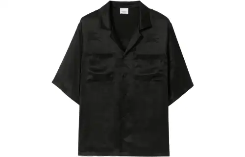 【Previous Season】Equestrian Knight-motif silk shirt