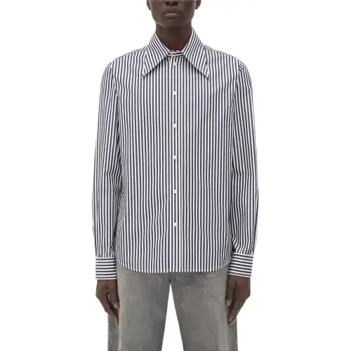 Bottega Veneta Striped Patterned Shirt