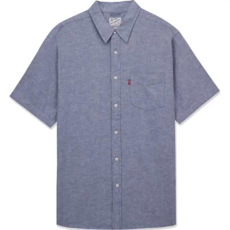 Levi's Shirts Men's Blue Lapel Moderate Other