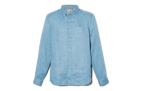 Timberland Shirts Men's Blue Square Collar Moderate Other