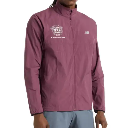 New Balance United Airlines NYCAthletics Packable Jackets & Coats Men's Purple
