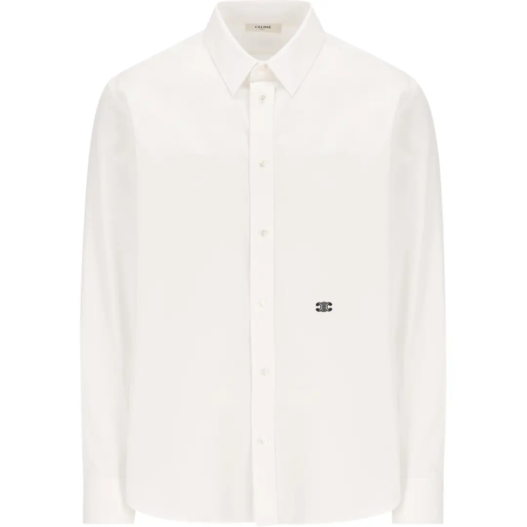 CELINE Button Up Loose Fit Shirt