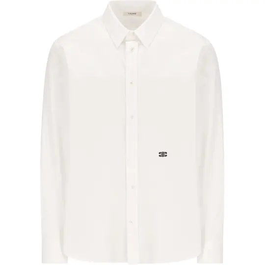 CELINE Button Up Loose Fit Shirt