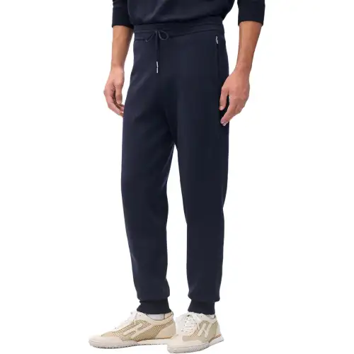 HERMES Knitted Sweatpants Men's Dark Blue