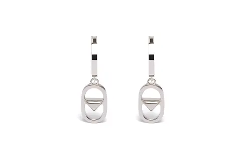 PRADA Earrings Women's Silver