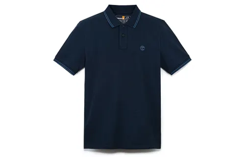 Timberland Polo Shirt Men's Dark Sapphire