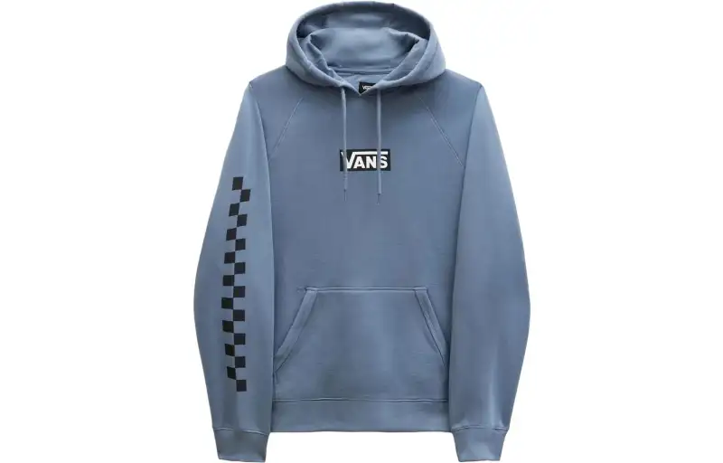 Vans Sweatshirts Men's Blue Hooded Moderate Regular