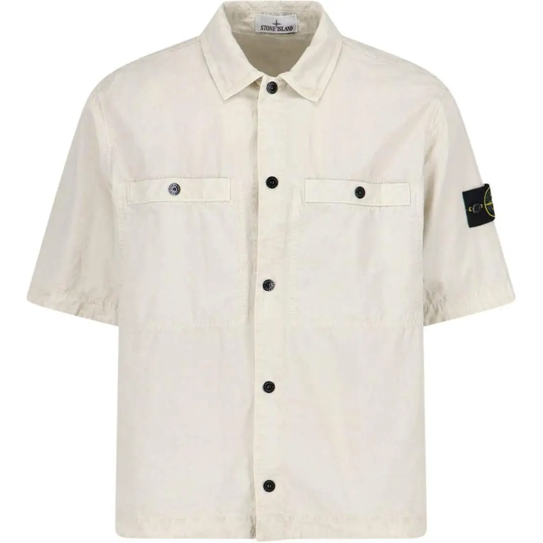 STONE ISLAND Compass Patch Short Sleeved Shirt