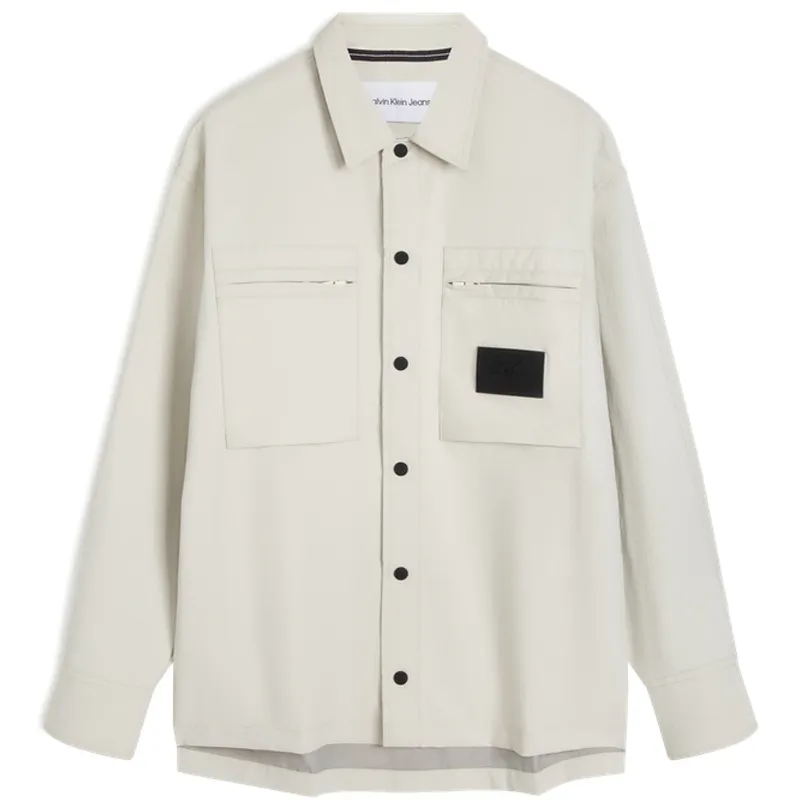 CALVIN KLEIN Shirt Men's Cow Ivory