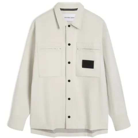 CALVIN KLEIN Shirt Men's Cow Ivory