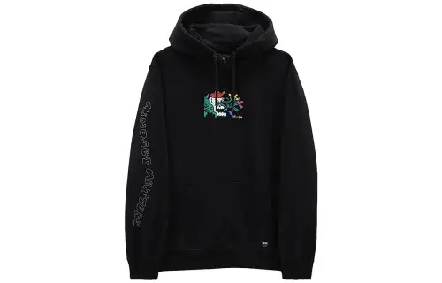 Vans Sweatshirts Unisex Black Hooded Moderate Regular