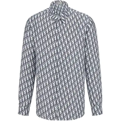 DIOR Shirts Men's White Lapel Moderate Other
