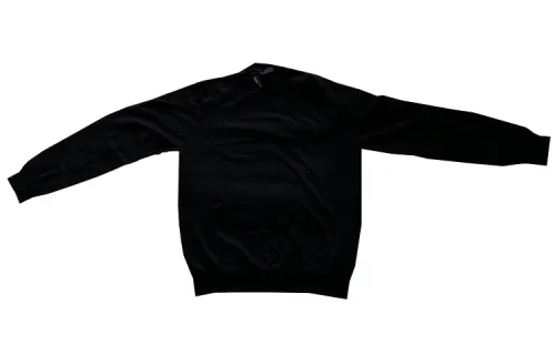 PRADA Sweatshirts Men's Black Crew Neck Moderate Regular