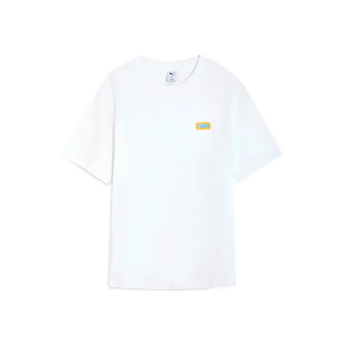 PUMA Graphic PT LOGO T Shirt Men's White 02