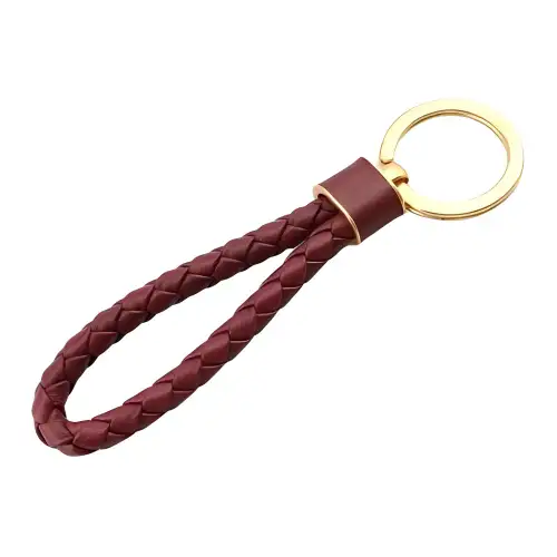 Bottega Veneta Leather Keychains Men's Multicolor