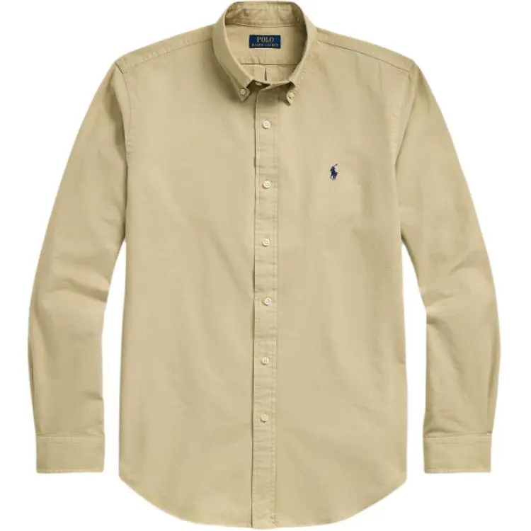 Polo Ralph Lauren Shirt Custom Men's Beige