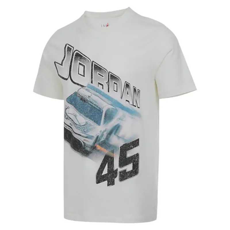 Jordan T Shirts Men's Gray Crew Neck Moderate