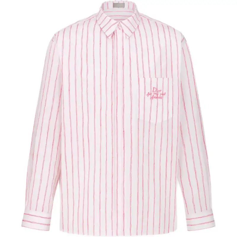 DIOR Homme X Hylton Nel Striped Oversized Shirt