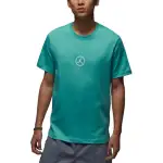 Jordan Flight EssentialsBRAND T Shirt Men's Washed Water Duck Cyan/White/Black