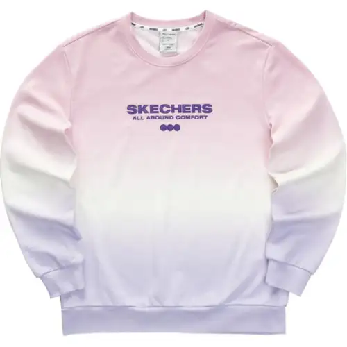 Skechers Sweatshirt Unisex Pink Purple Gradient