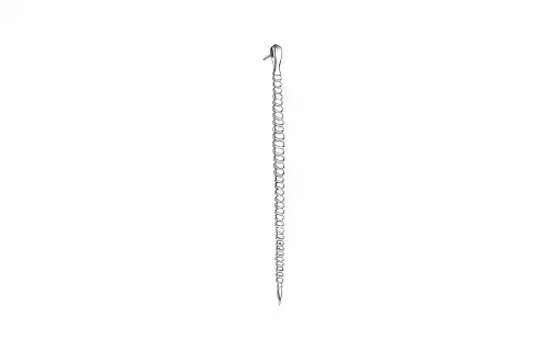 TIFFANY & CO. Sterling Silver Earrings Unisex Silver