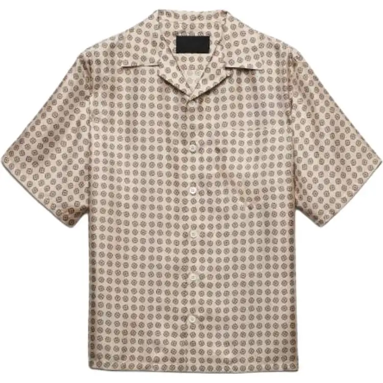 PRADA Shirt Men's Sand Beige Yellow