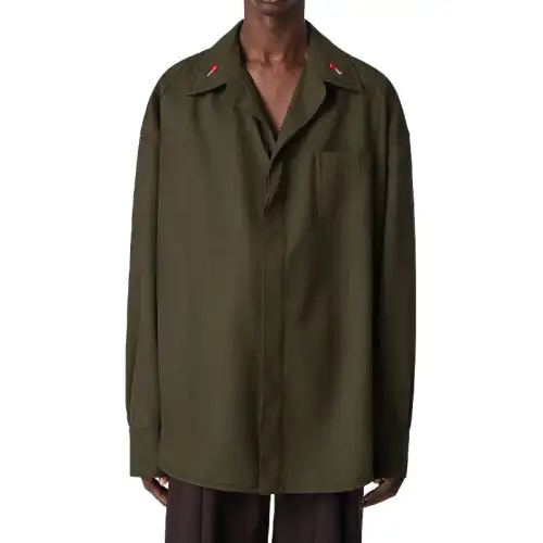 Bottega Veneta SS25 Shirt Men's Dark Forest