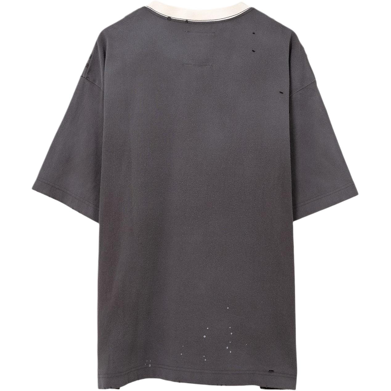 Мужская футболка Maison Mihara Yasuhiro SS25 2025 T (черная) — фото 2