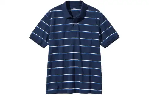 UNIQLO Polo Shirt Unisex Navy Blue