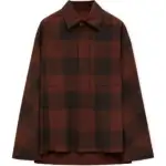 LOEWE Shirts Men's Black Brown Pointed Collar Moderate Other