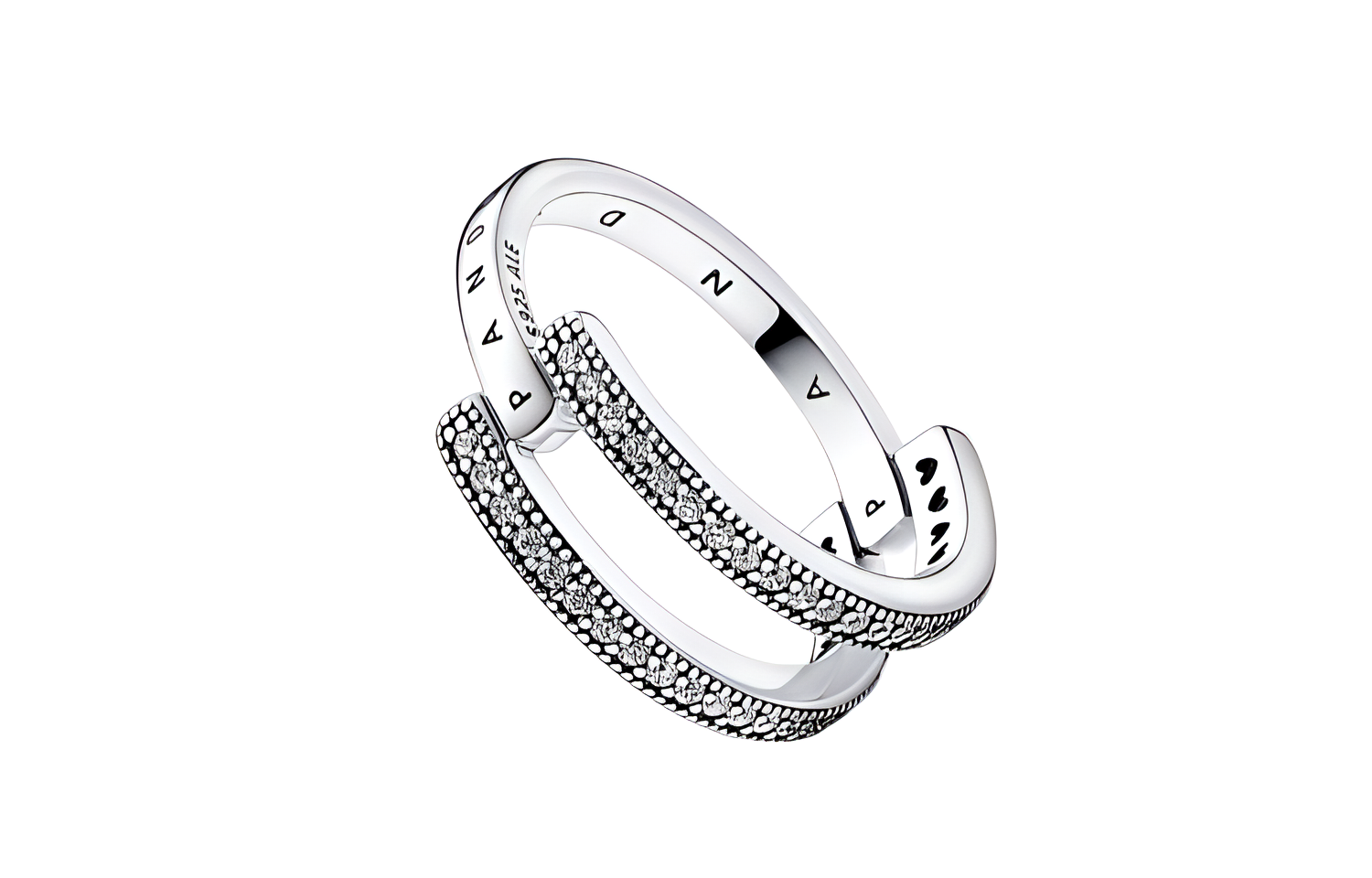 Женское кольцо Pandora Pavé 925 (серебряное) — фото 3