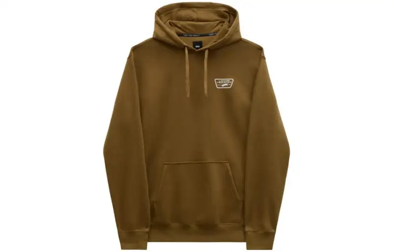Vans Sweatshirts Men's Brown Hooded Moderate Regular