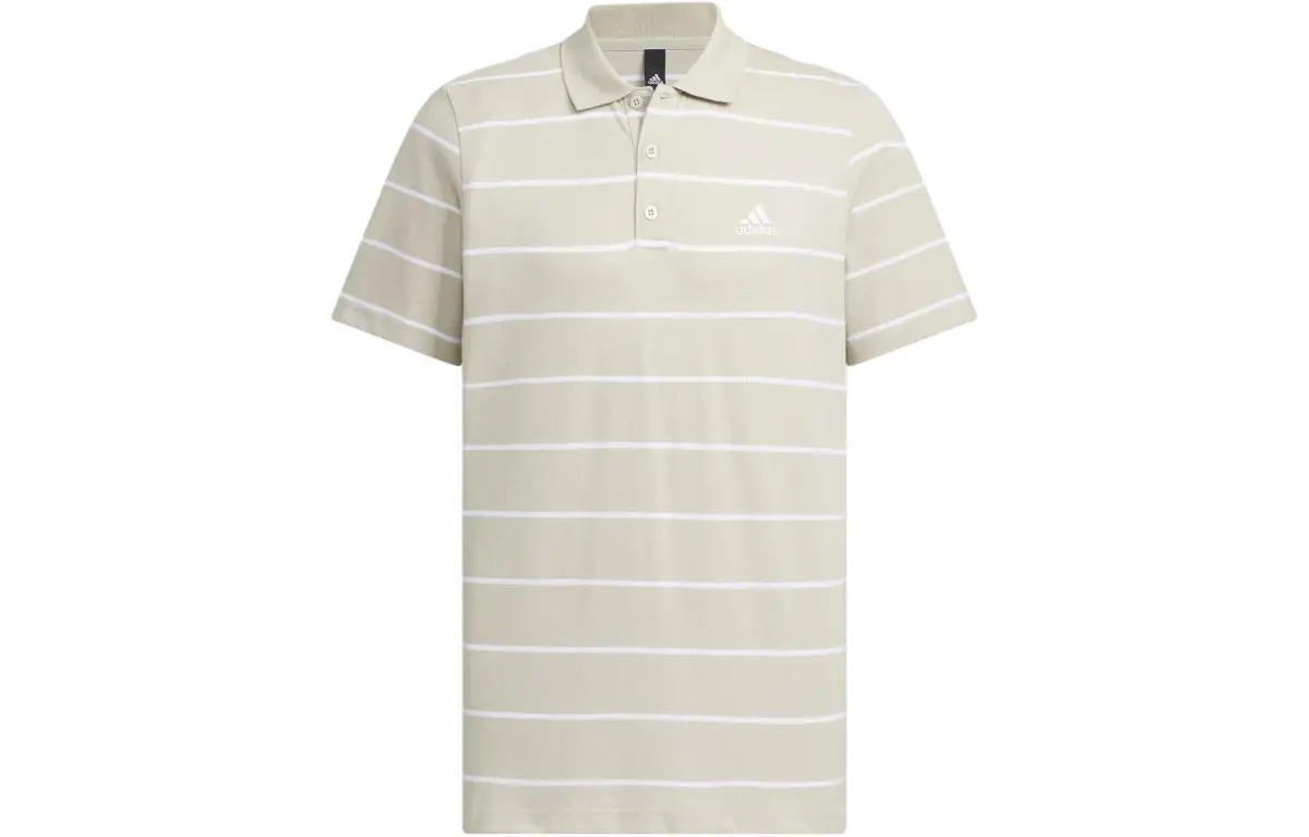 Adidas Future Icons Stripe Polo Shirt Polo Shirt Men's Light Gray