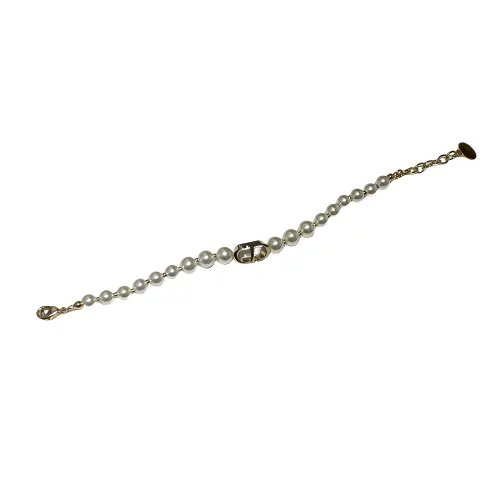 DIOR Pearl Bracelets Men's White