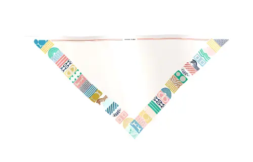 HERMES Liste Au Bloc Scarves Women's White