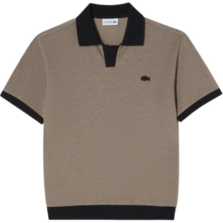 Мужская футболка-поло LACOSTE Cotton Polo (коричневая)