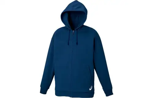 ASICS Sweatshirts Men's Blue Hooded Moderate Regular